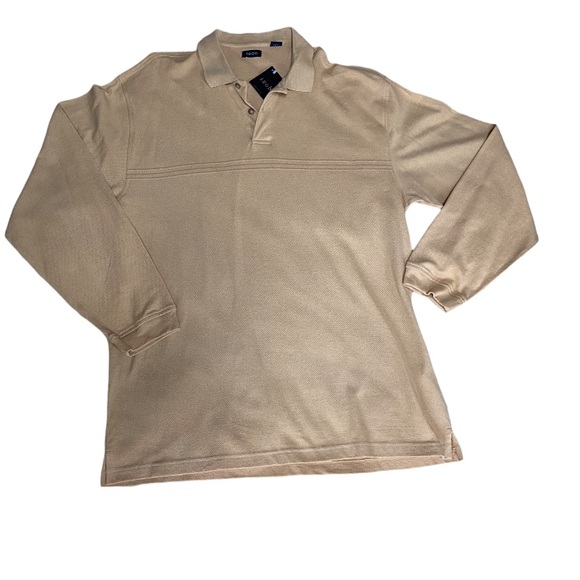 Mens Izod Long Sleeve Polo Shirt Xl 
